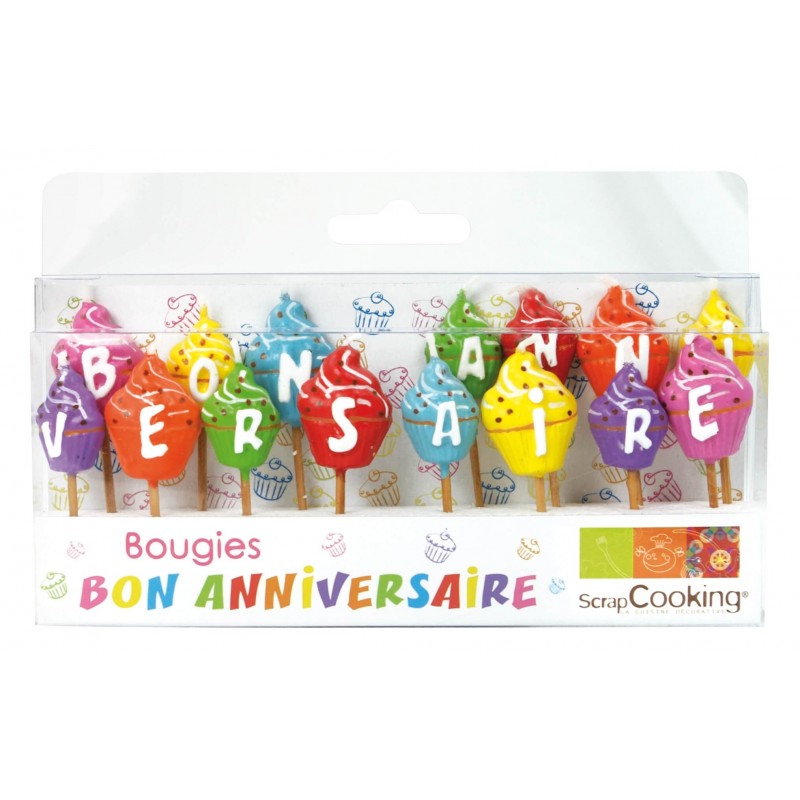 15 Bougies "Bon Anniversaire"