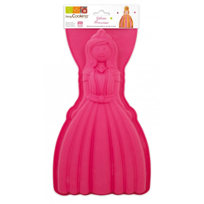 Moule gâteau princesse en silicone - Scrapcooking