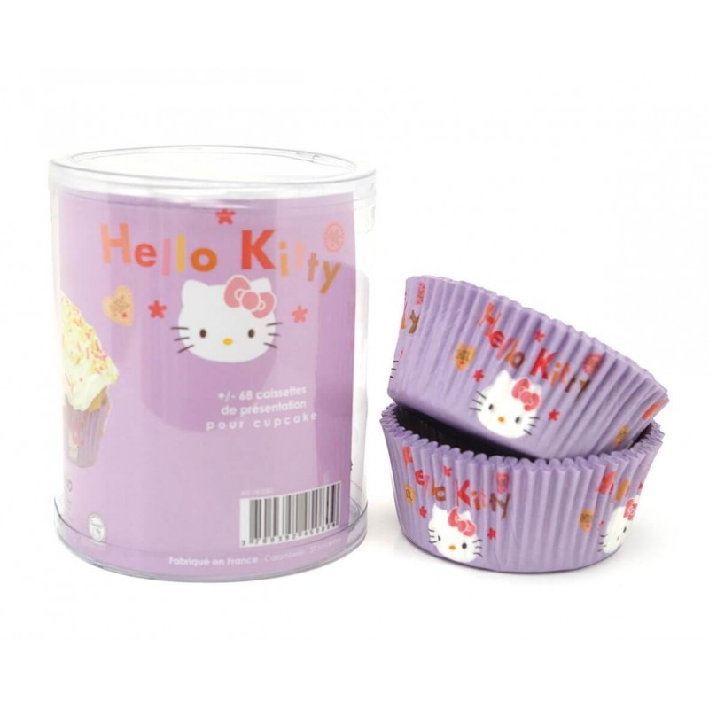 68 caissettes Hello Kitty pour cupcakes et gateaux