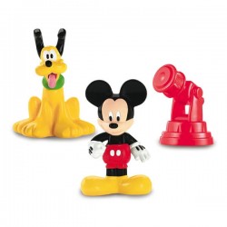 Figurines Mickey et Pluto avec télescope - Fisher Price