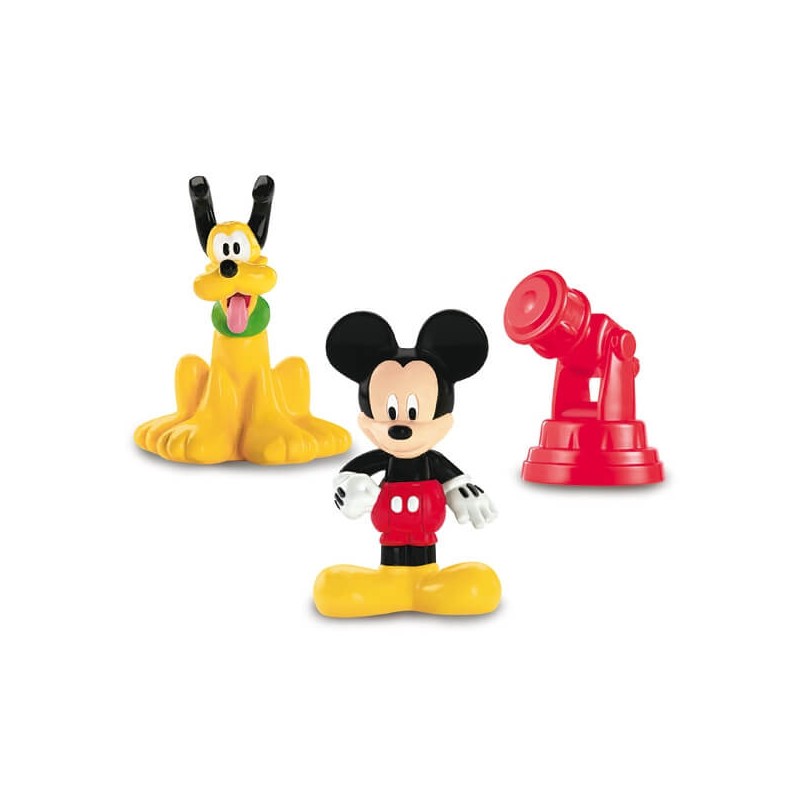 Figurines Mickey et Pluto avec télescope - Fisher Price