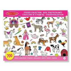 700 Autocollants - Fées, princesses, animaux