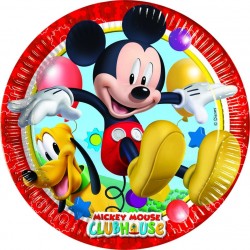 8 Assiettes carton Mickey