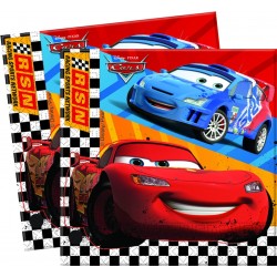 20 Serviettes en papier Flash McQueen Cars 3 33 x 33 cm