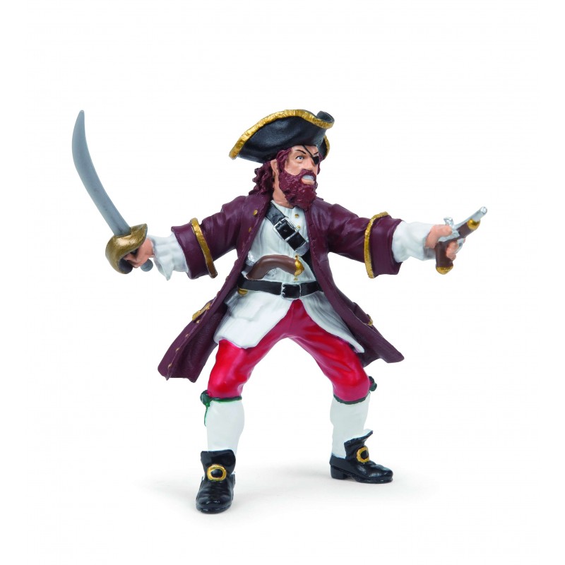 Figurine pirate Barberousse rouge - Papo