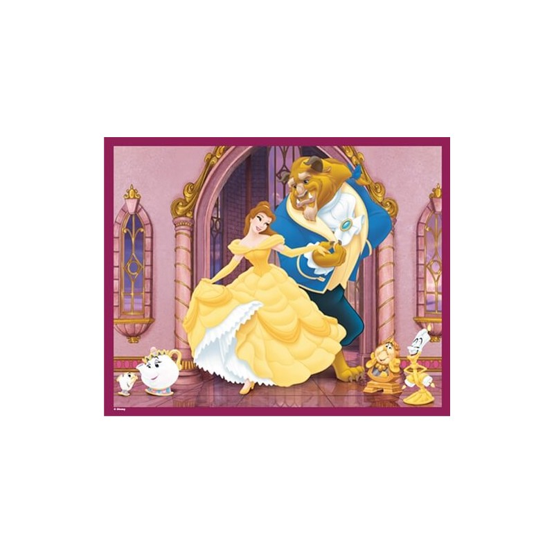 Puzzle 100 Pieces La Belle Et La Betemb Hasbro