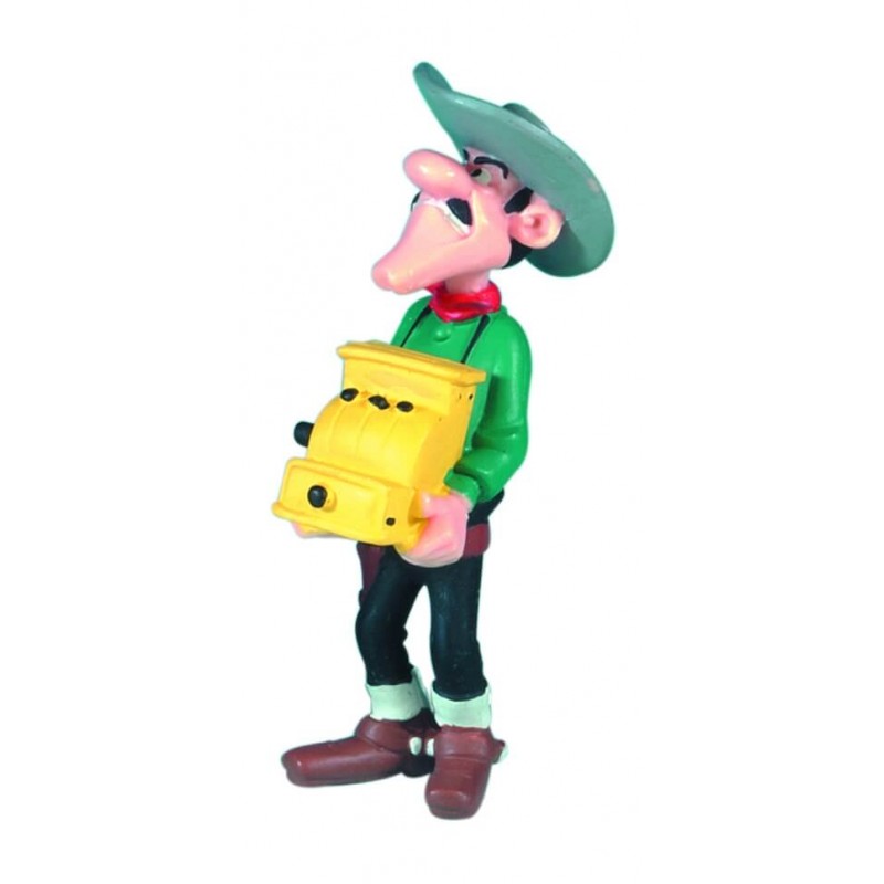Figurine Jack Dalton avec sa caisse enregistreuse - Plastoy
