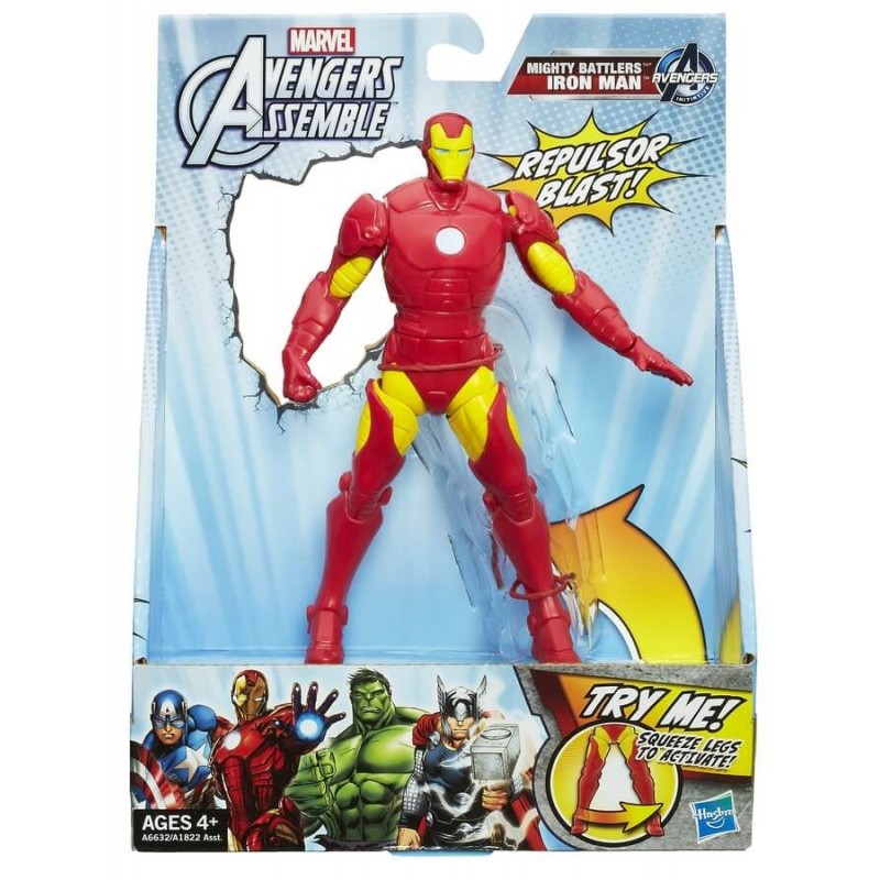 Avengers - Iron Man - Figurine de combat - 15 cm