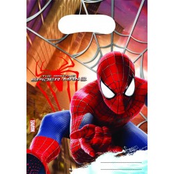 6 sacs à bonbons Spiderman