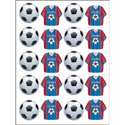 80 Stickers thème Football