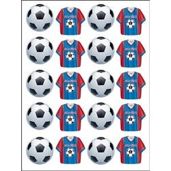 80 Stickers thème Football 