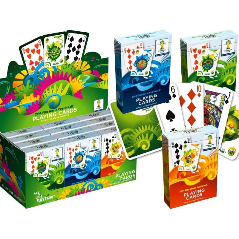 Jeu de cartes Collector Coupe du Monde de Football 2014