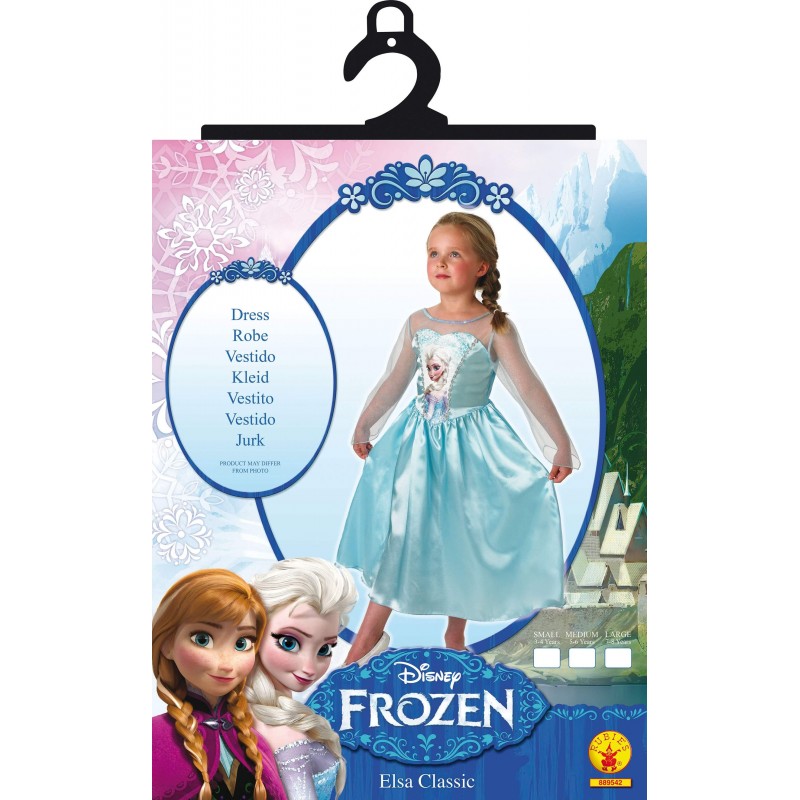 Déguisement  3-4 ans Reine des Neiges
