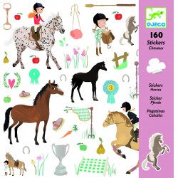 160 Stickers Chevaux - Djeco