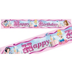 Banderole Joyeux Anniversaire Princesses Disney - 4m