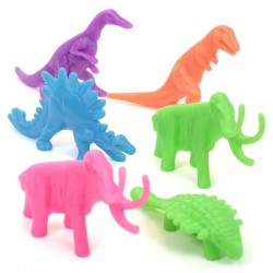 6 figurines dinosaures