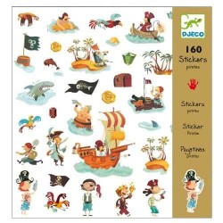 160 Stickers Pirates - Djeco