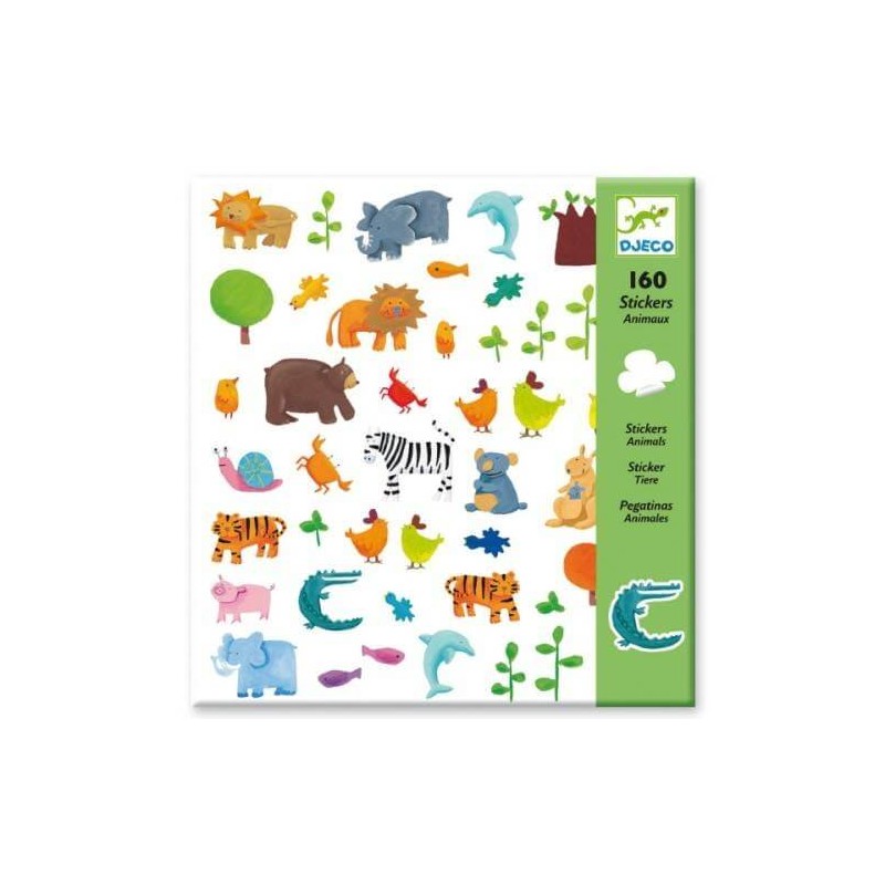 160 Stickers Animaux - Djeco