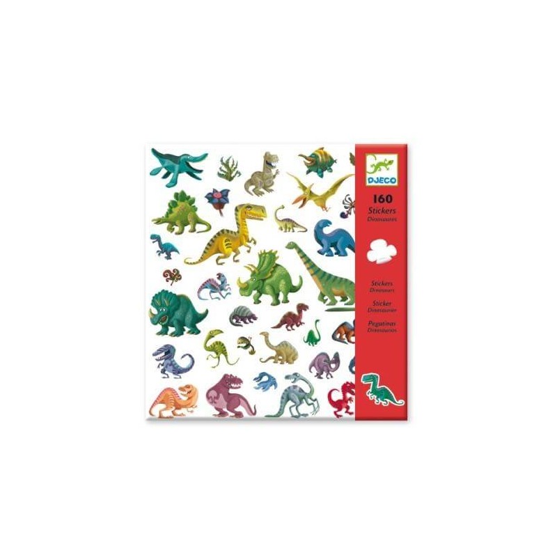 160 Stickers Dinosaures - Djeco