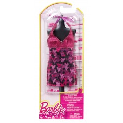 Robe de Barbie rose à paillettes