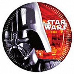 8 Assiettes Star Wars - Dark Vador