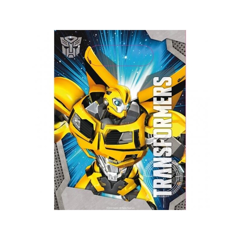 6 pochettes cadeaux Transformers