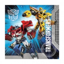 20 serviettes Transformers