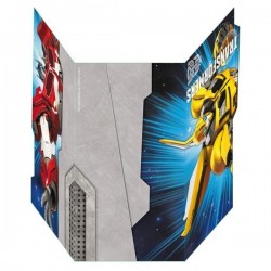 Lot de 6 cartons d'Invitation Transformers