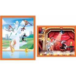 Puzzle 2 x 25 pièces Looney...