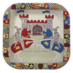 12 Assiettes Chevaliers de...