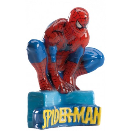 Gateau anniversaire Spiderman : bougie + chiffres + figurine