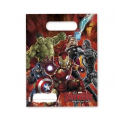 6 sacs cadeaux Avengers...