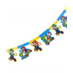 Guirlande de fête Mario et ses amis