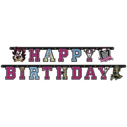 Guirlande Happy Birthday Monster High