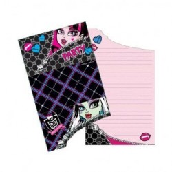 6 Invitations Monster High