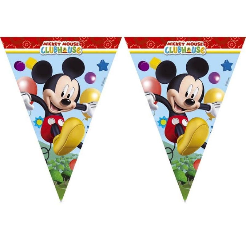 Guirlande fanions Mickey - 2,3 m