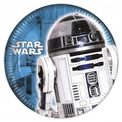 8 Assiettes Star Wars - R2D2