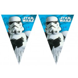 Guirlande fanions Star Wars Stormtroopers 2,3m