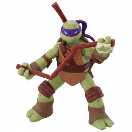 Tortues Ninja, Figurine articulée de 12 cm, avec armes, Donatello