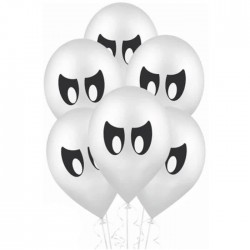 10 Ballons fantômes Halloween