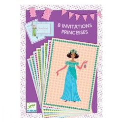 Invitations Anniversaire Princesses - Djeco"