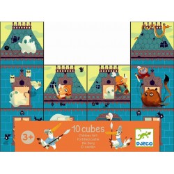 10 cubes château fort -...