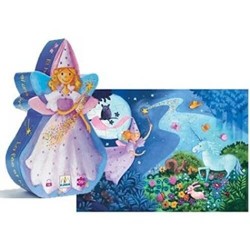 Puzzle 4 ans La fée et la licorne 36 pièces - Djeco