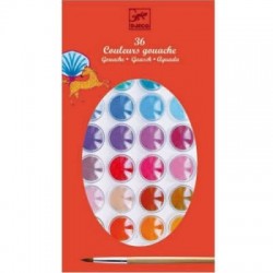36 pastilles de gouaches -...