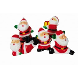 5 figurines Père Noël pour gâteau - Scrapcooking