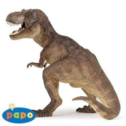 Figurine dinosaure Tyrannosaure Rex marron - Papo