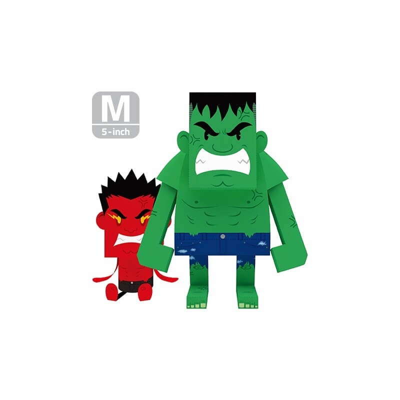 paper toy Hulk 13 cm Momot
