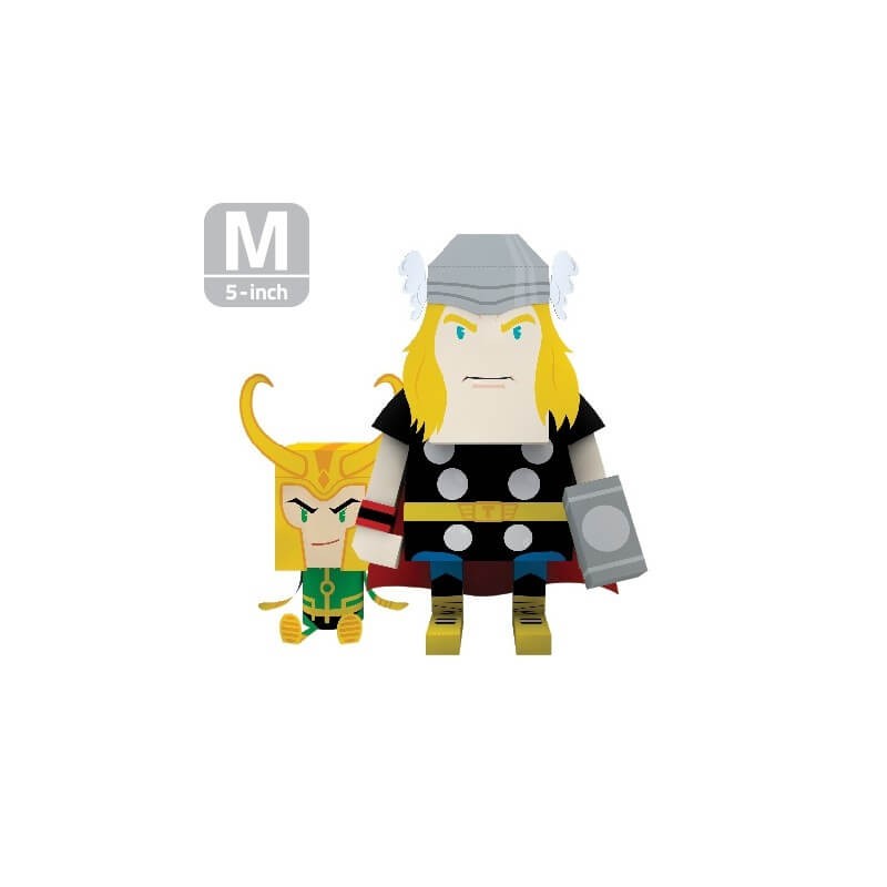 Paper Toy Thor 13 cm - Momot