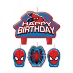 Bougies Anniversaire Spiderman - Au Coeur du Jeu