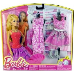 3 tenues de soirée Barbie...